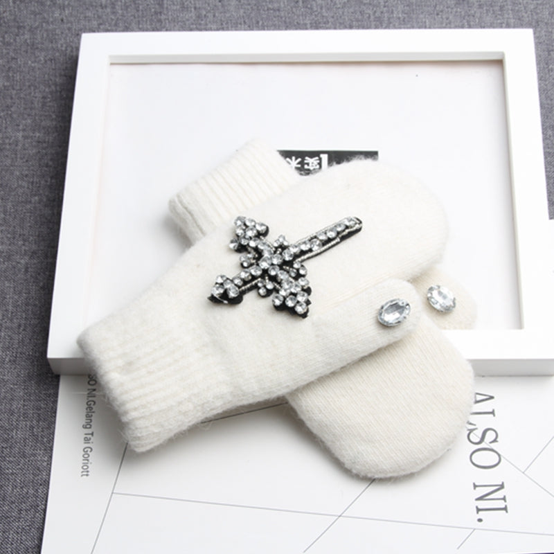 Cross Stitch Casual Mittens