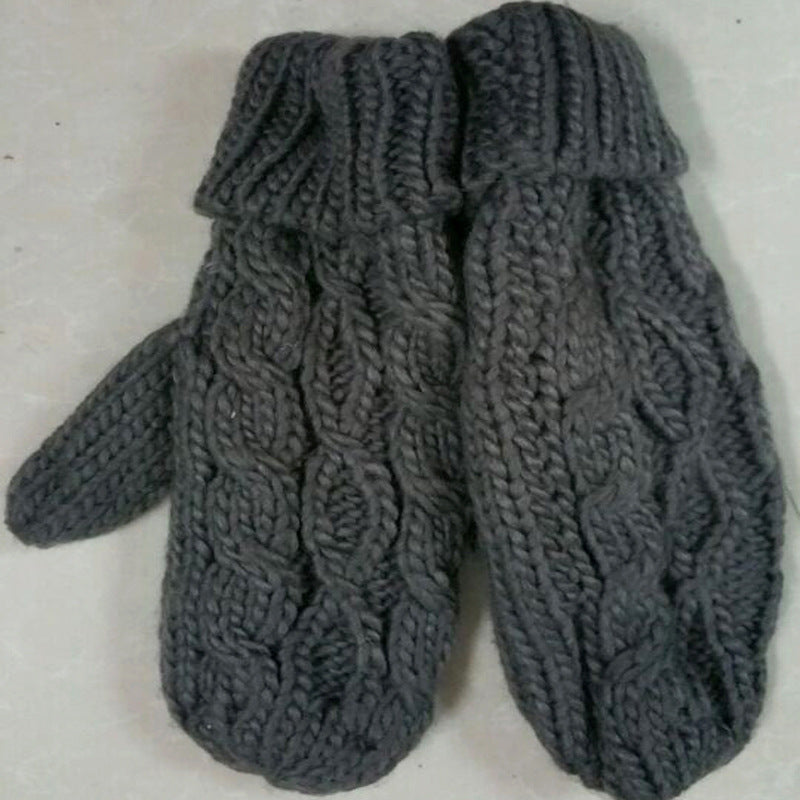 Fashion Knitted Thick Mitten