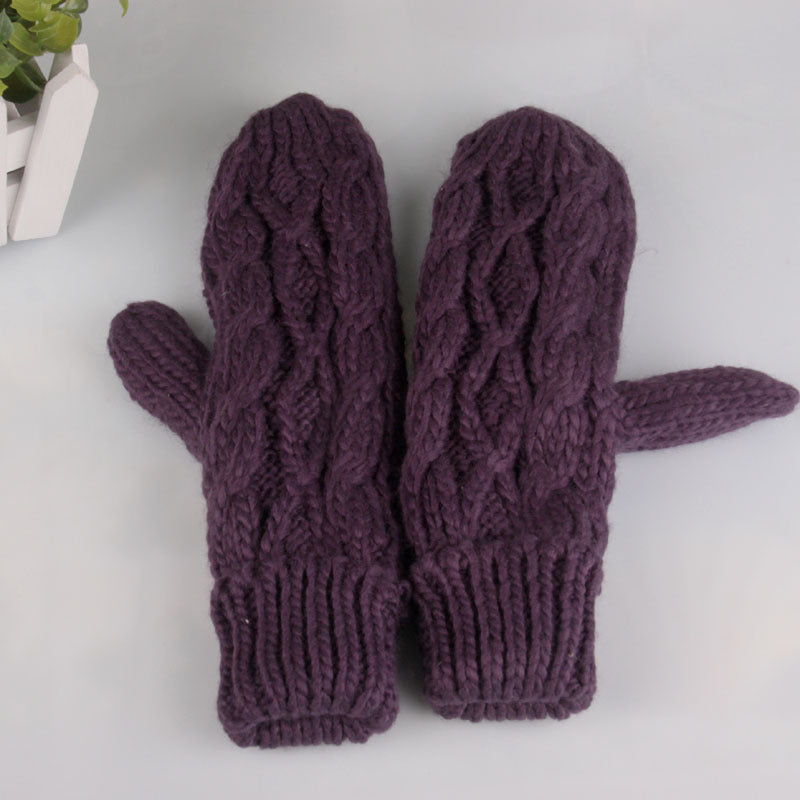 Fashion Knitted Thick Mitten