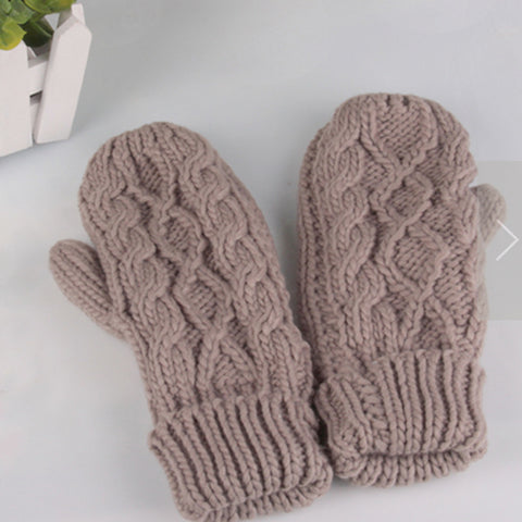 Fashion Knitted Thick Mitten
