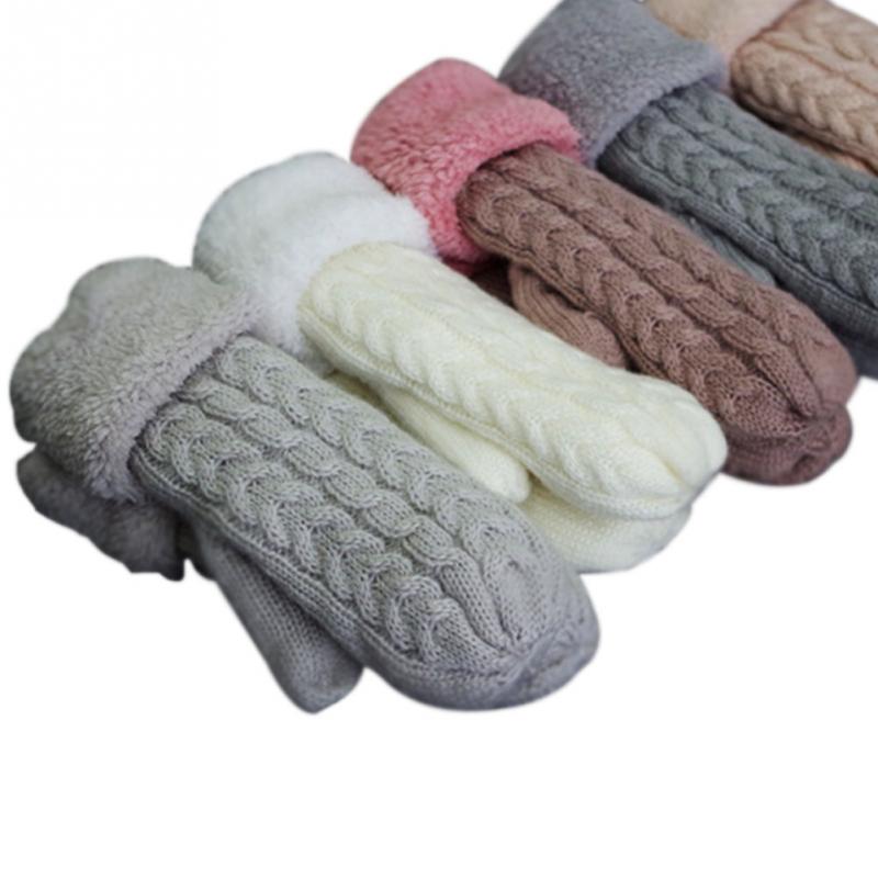 Fashion Warm Twist Knit Mittens