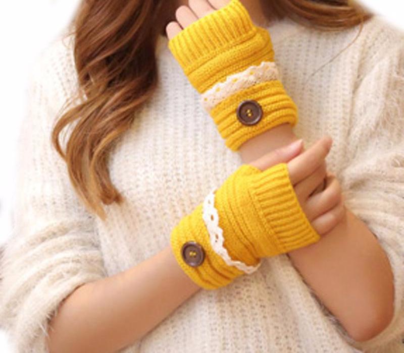 Snug Knitted Fingerless Gloves