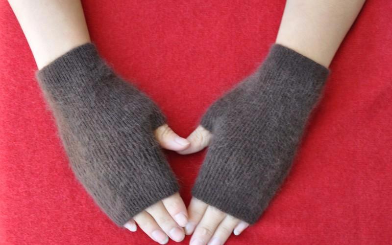 Fine Cashmere Fingerless Gloves