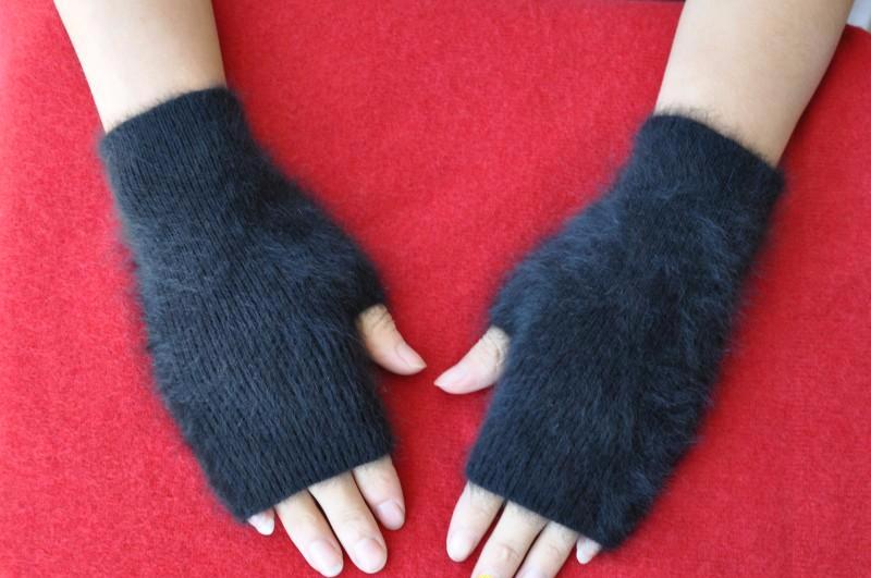 Fine Cashmere Fingerless Gloves