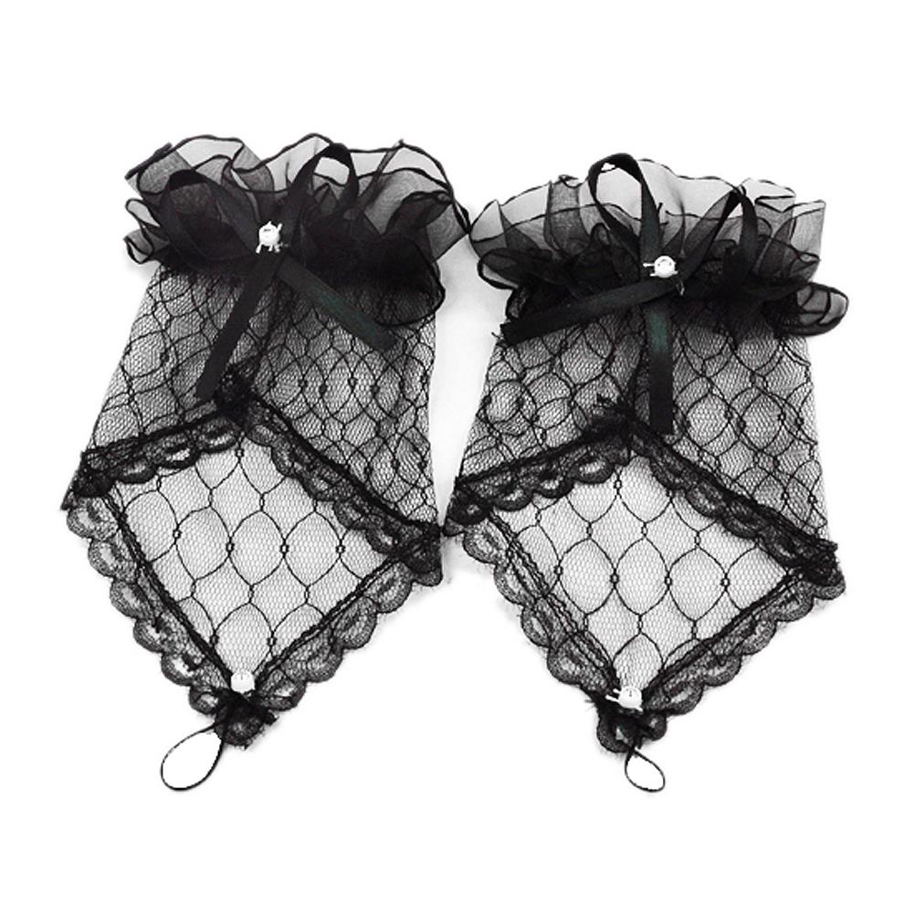 Trendy Lace Fingerless Gloves
