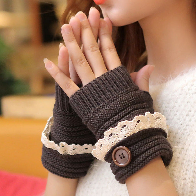 Snug Knitted Fingerless Gloves