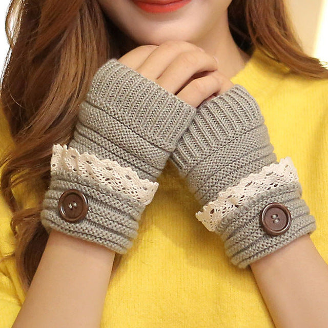 Snug Knitted Fingerless Gloves